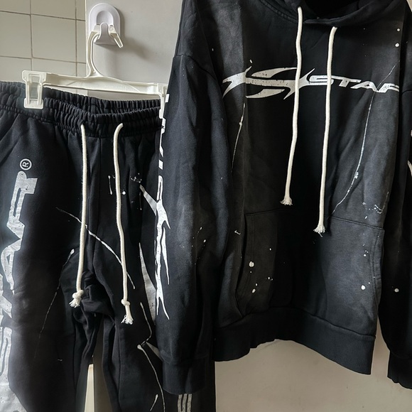 Hellstar Records Studio Black and White Tracksuit - Picture 4 of 6